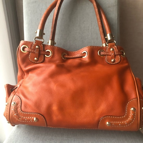 Michael Kors Women's Tan Leather Bag - Picture 2 of 11